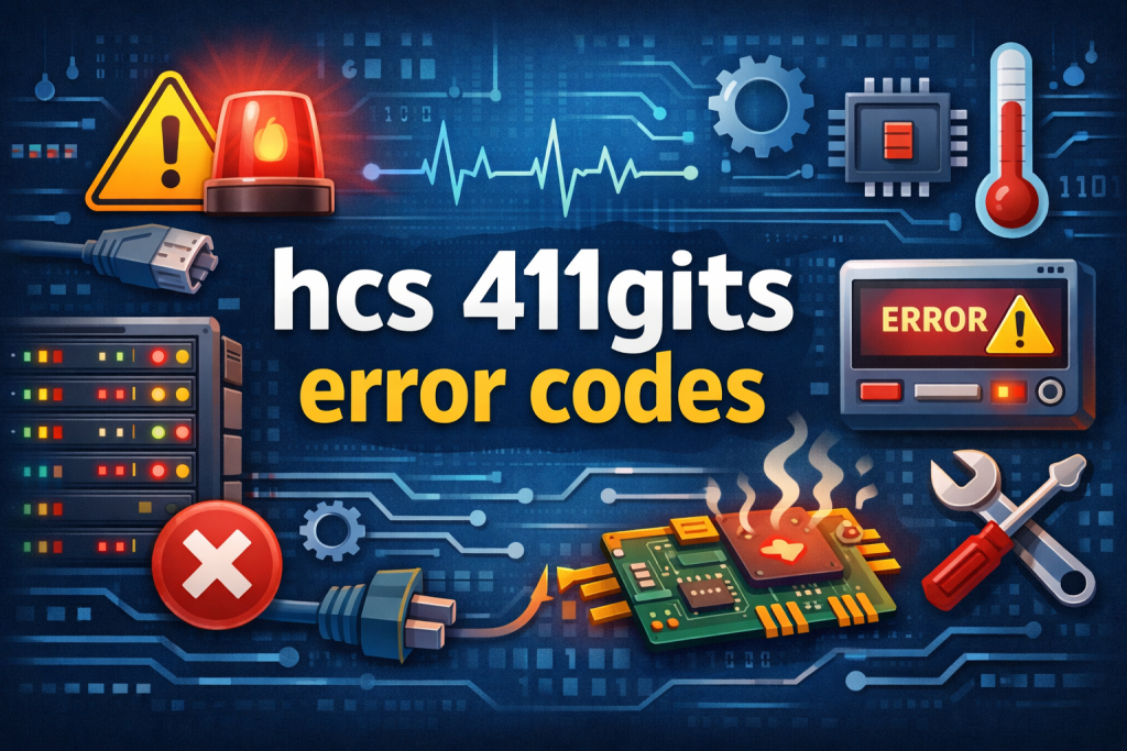hcs 411gits error codes